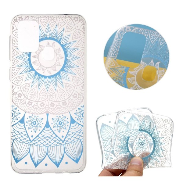 Deco Samsung Galaxy M31 Etui - Blåt Mønster Blue