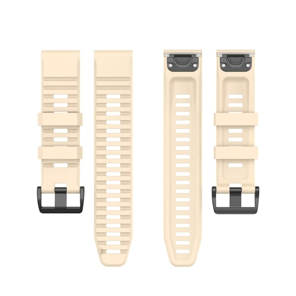 Garmin Epix / Fenix 7 klockarmband i silikon - Beige Brun