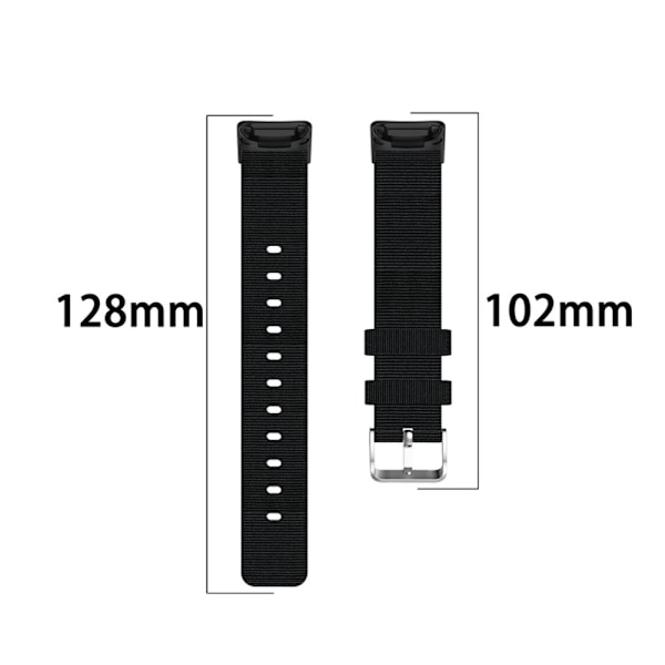 Fitbit Charge 5 andningsbart klockarmband i nylon - Blå Blå