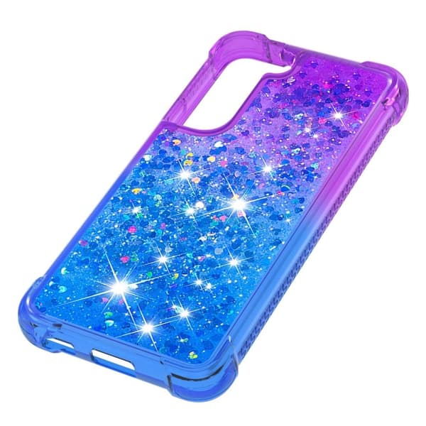 Princess Samsung Galaxy S22 Plus Deksel - Lilla / Himmelblå Multicolor
