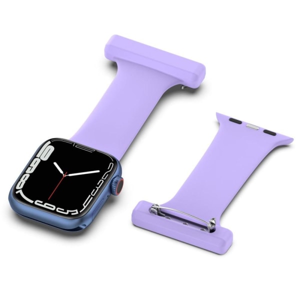 Apple Watch Series 8 (41mm) silicone watch hanging strap - Purpl Purple