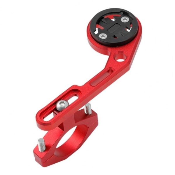 Universal aluminum alloy bicycle handlebar GPS mount - Red Red