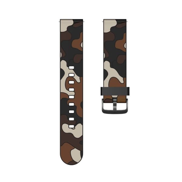 Urrem med camouflage-tema til dit Huawei- og Amazfit-ur - Brun Brown