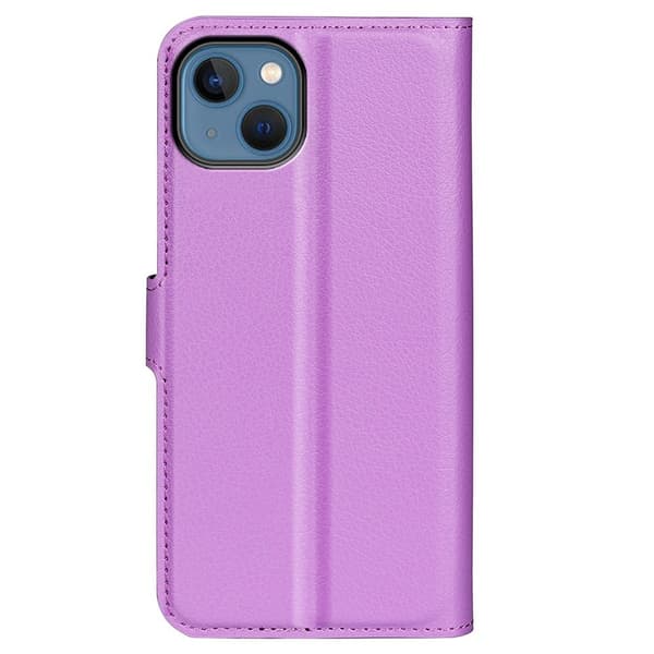 Classic iPhone 14 Plus flip kuoret - Violetti Purple