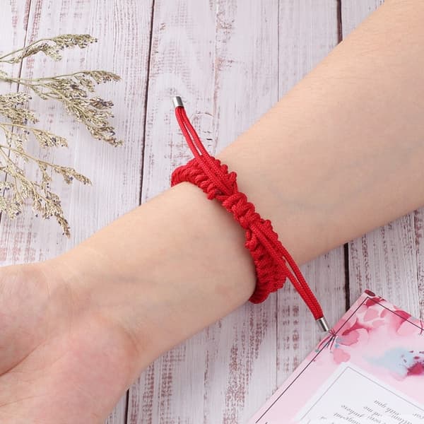 Xiaomi Mi Smart Band 4 / 3 nylon urrem med løbegang - Rød Red