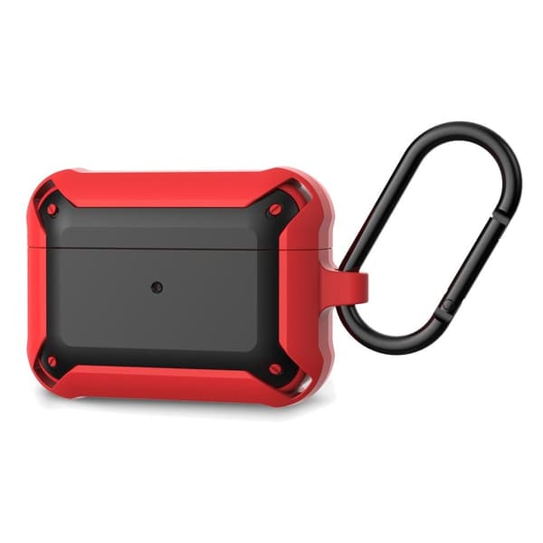 Airpods Pro hybrid-etui - Sort / Rød Red