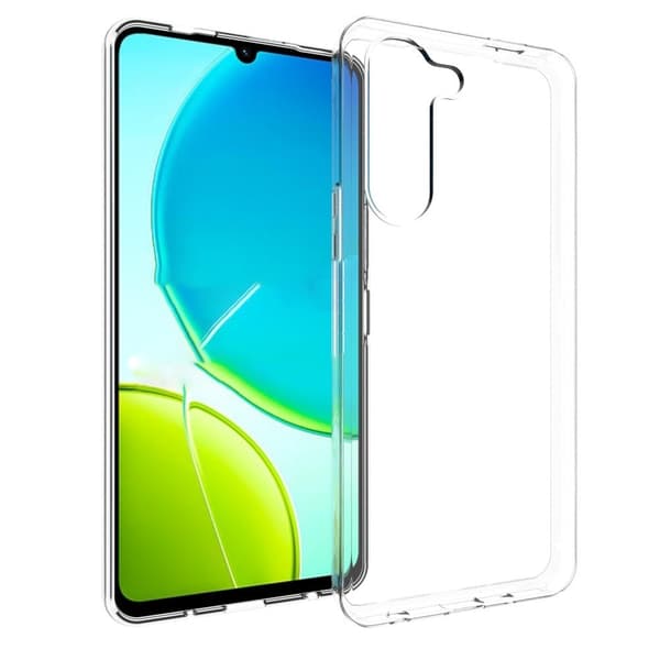 vivo Y29s 5G / Y04 4G Clear Telefonskal Vattenstämpelresistent Flexibelt bakstycke Transparent