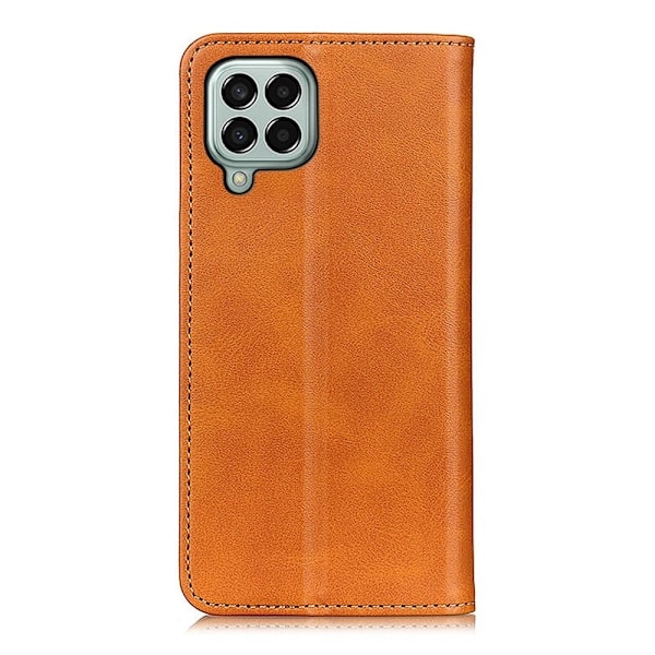 Äkta läder Samsung Galaxy M33 5G fodral - Brun Brun