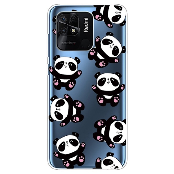 Deco Xiaomi Redmi 10C Suojakotelo - Pandas Black