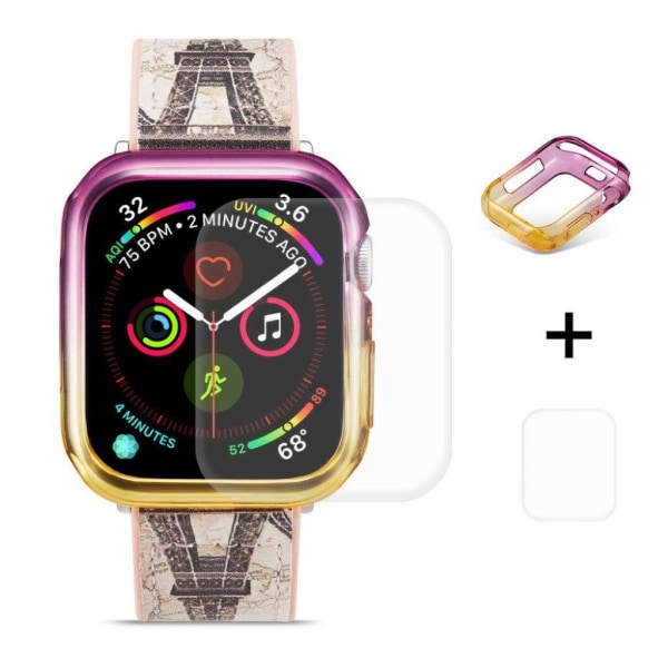 HAT PRINCE Apple Watch Series 5 44 mm bländande fodral - Lila / Gul Gul