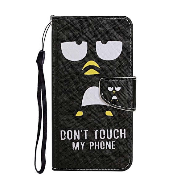 Wonderland Xiaomi Redmi 9A Flip Etui - Do Not Touch My Phone Black