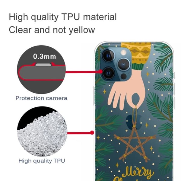 Joulu iPhone 12 Pro Max tapauksessa - Tähti Brown