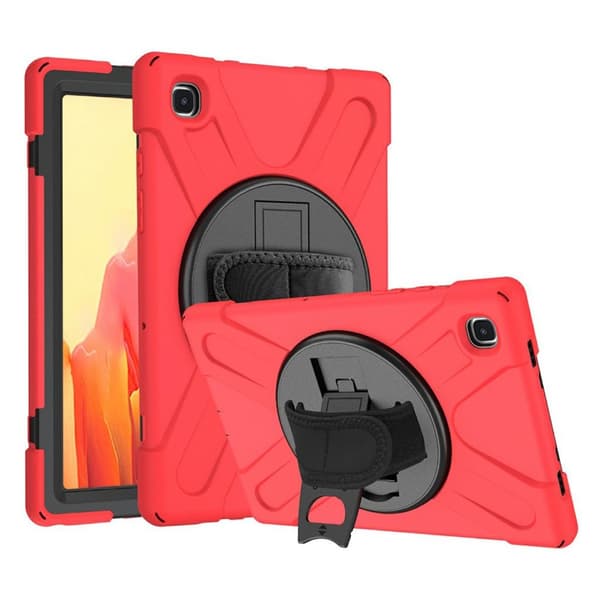 Samsung Galaxy Tab A7 10.4 (2020) 360 asteen silikonikotelo - Punainen Red