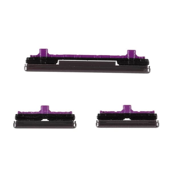 Samsung Galaxy S10 / S10 Plus OEM strøm- og volumknapper erstatning - Svart Black