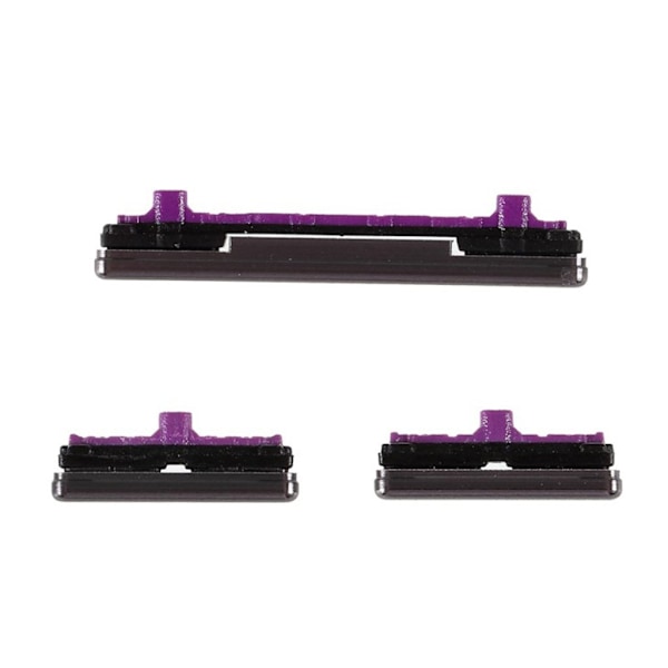 Samsung Galaxy S10 / S10 Plus OEM udskiftning af strøm- og lydstyrkeknapper - Sort Black