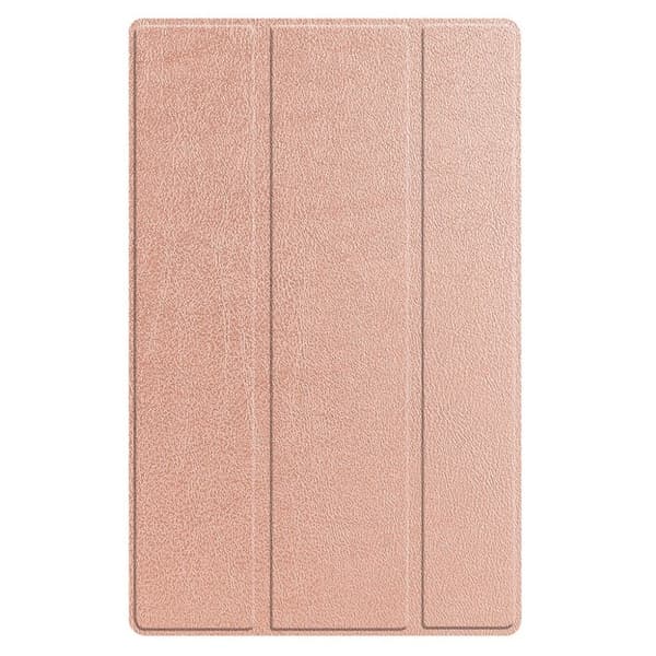 Lenovo Tab M10 HD Gen 2 tri-fold læder flip case - Rødguld Pink