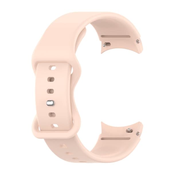 20 mm enkel silikoneurrem til Samsung Galaxy Watch 4 - Lyserød Pink