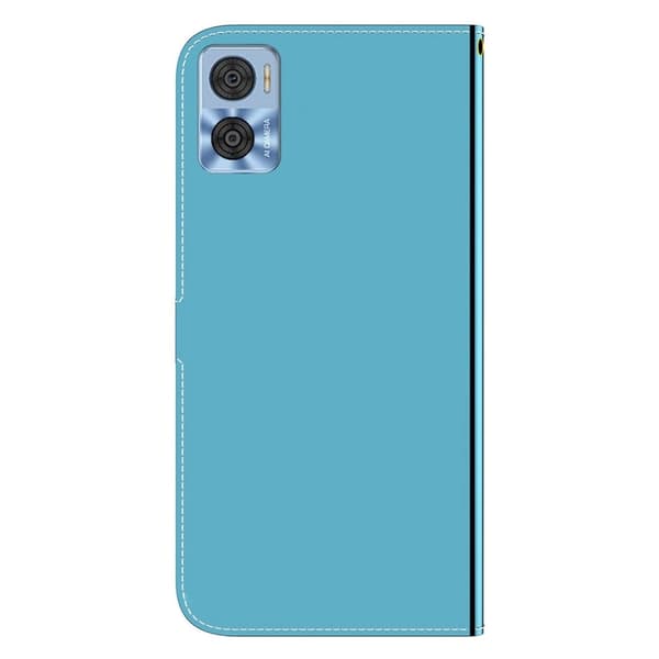 Mirror Motorola Moto E22i / E22 Läppäkotelo - Sininen Blue