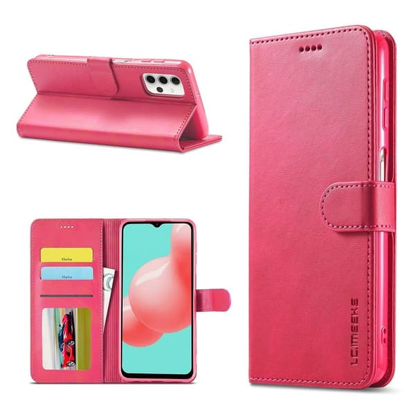 LC.IMEEKE Samsung Galaxy A32 5G flip etui - Pink Pink