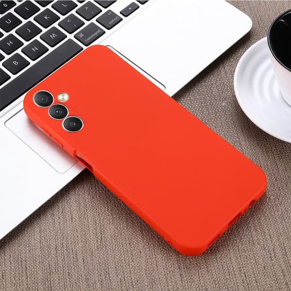 Matte Liquid silikone cover til Samsung Galaxy M34 - Rød Red