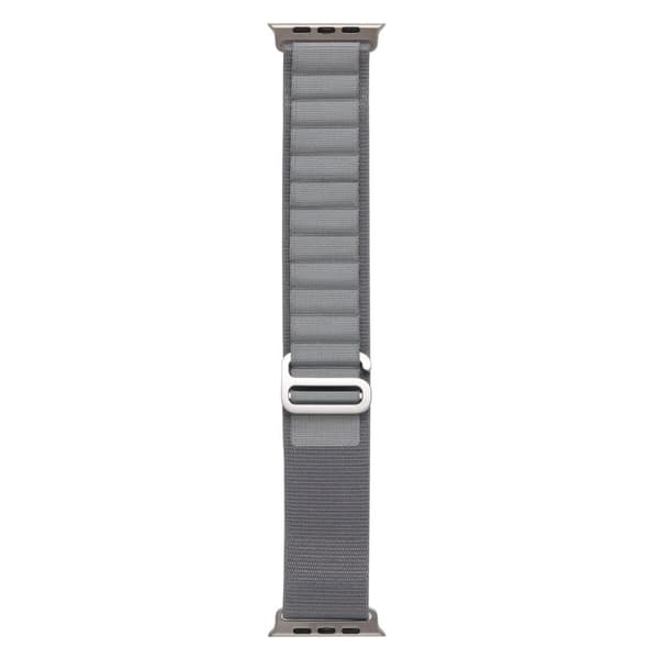 Apple Watch Series 8 (41mm) nylonhihna - Vaalean Harmaa Silver grey