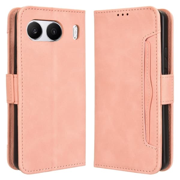 Modernt OnePlus Nord 4 fodral med plånbok - Rosa Rosa