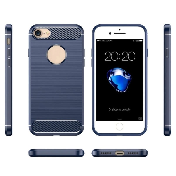 Carbon Flex iPhone 7 skal - Blå Blå