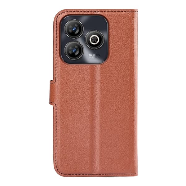 Classic ZTE Blade A75 flip etui - Brun Brown