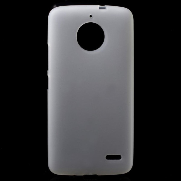 Motorola Moto E4 Slimmat enfärgat skal - Vit Transparent