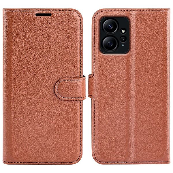 Classic Xiaomi Redmi Note 12 Flippetui - Brun Brown