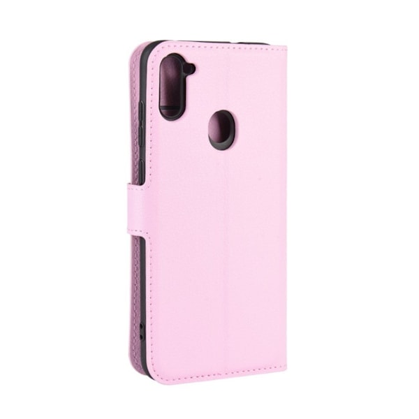Classic Samsung Galaxy A11 etui - Lyserød Pink