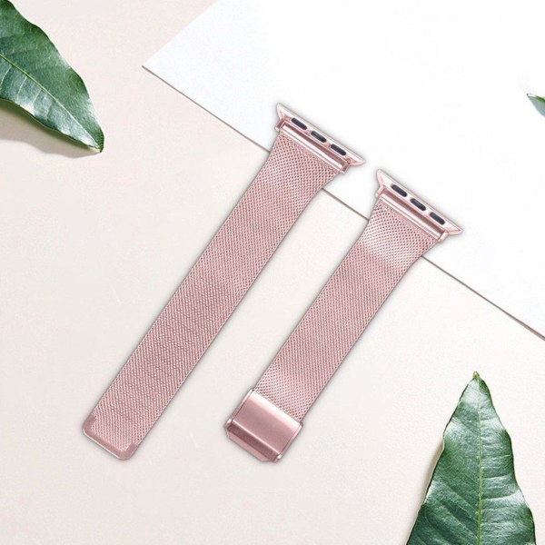 Apple Watch Series 3/2/1 42mm stainless steel watch band - Pink Pink