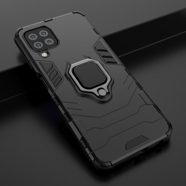 Ring Guard-fodral - Samsung Galaxy A22 4G - Svart Svart