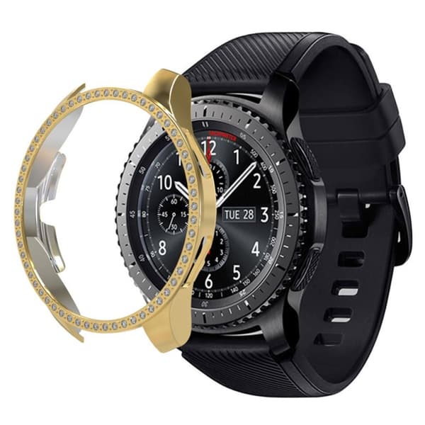 Samsung Galaxy Watch (46mm) dekorram med strass - Guld Guld