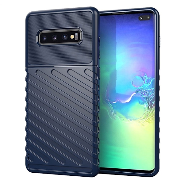 Thunder Samsung Galaxy S10 Plus etui - Blå Blue