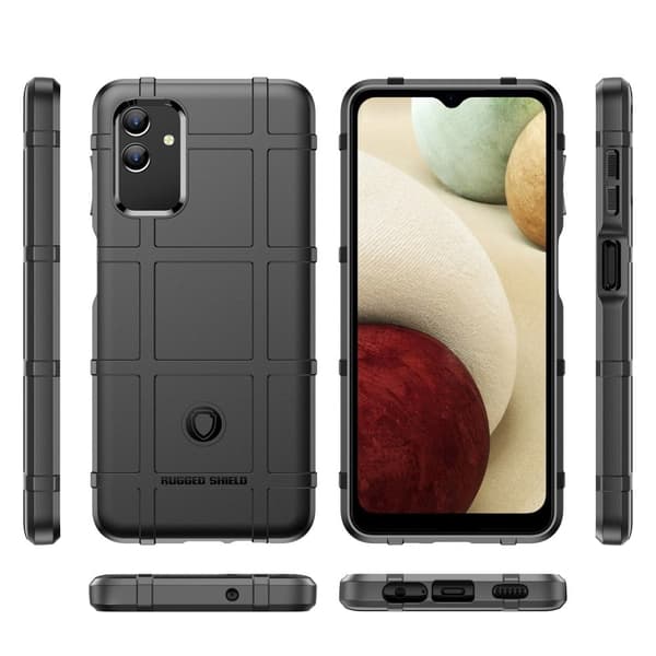 Rugged Shield Etui Samsung Galaxy M13 5g - Svart Black