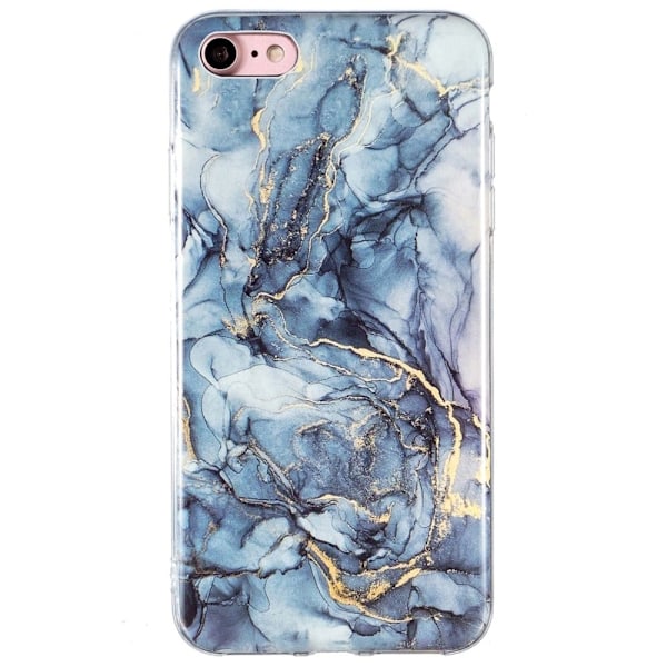 Marble design iPhone SE (2022) / iPhone SE 2020 / iPhone 7 cover - Grå Silver grey