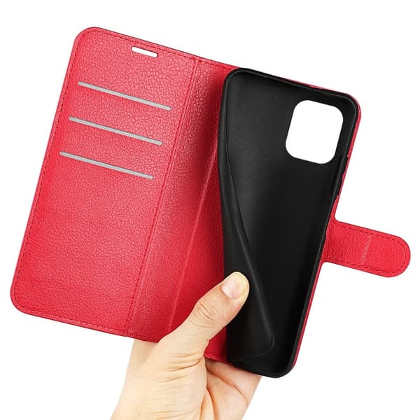 Classic Nokia G11 / Nokia G21 flip etui - Rød Red