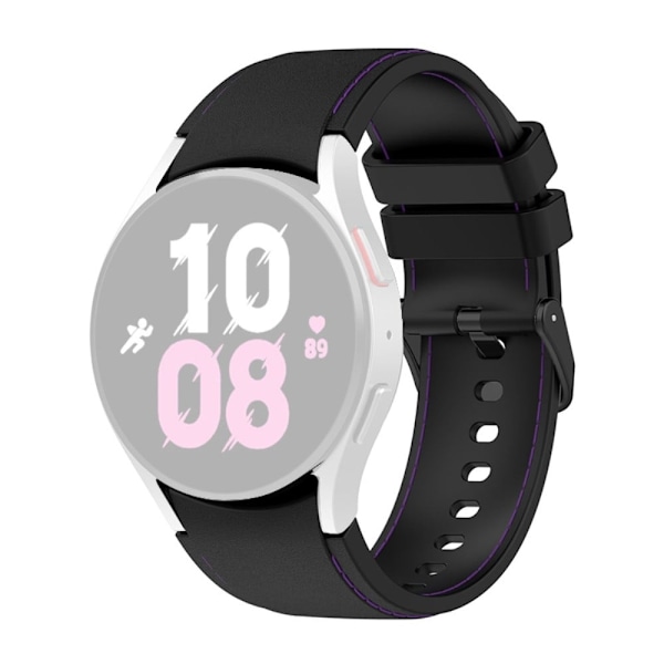 Samsung Galaxy Watch 5 / 4 / 3 (41mm) silikone urrem - Sort / Sort Black