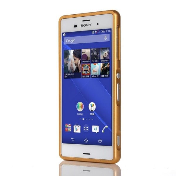 Remes (Guld) Sony Xperia Z3 Metal Bumper Gold