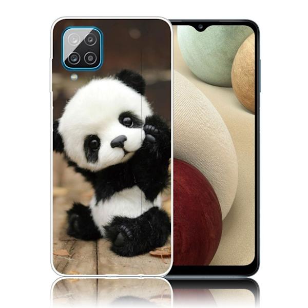 Deco Samsung Galaxy A12 5G Etui - Panda Multicolor