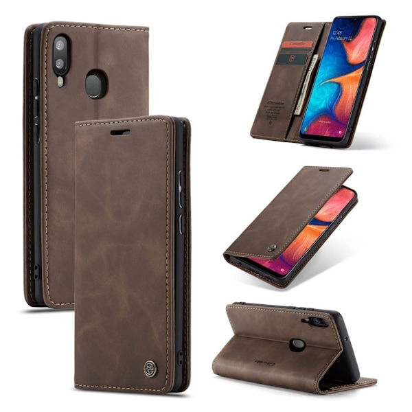 CaseMe vintage Samsung Galaxy A20e fodral - Brun Brun