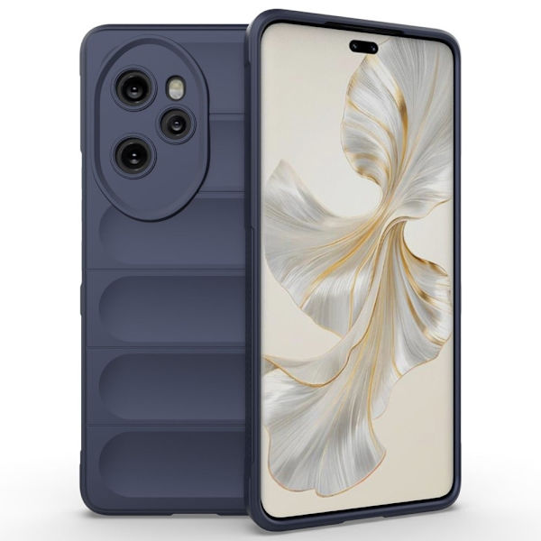 Blødt grebsformet Honor 100 Pro cover - Mørkeblå Blue
