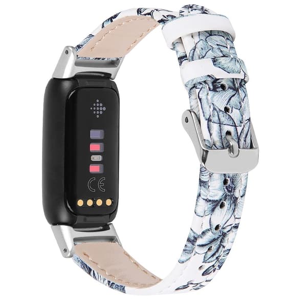 Fitbit Luxe-kellon hihna - Vaaleansininen Kukkia Blue