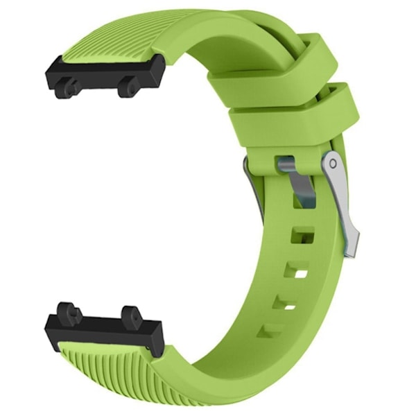 Amazfit T-Rex 2 silikoneurrem i twill-design - Fluorescerende Grøn Green