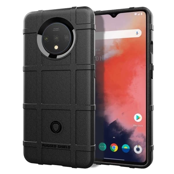 Rugged Shield cover - OnePlus 7T – Sort Black
