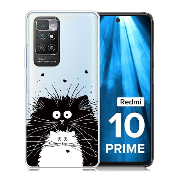 Marble Xiaomi Redmi 10 Prime / Redmi 10 Etui - To Dyr Multicolor