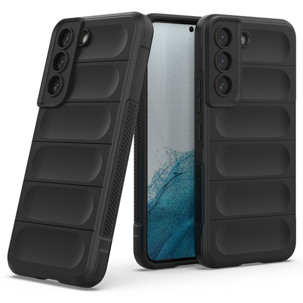 Mjukt greppformat Samsung Galaxy S22 skal - Lila Lila