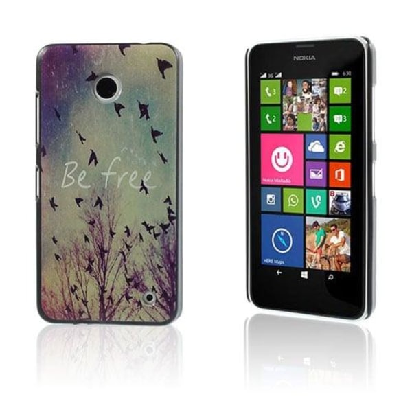 Persson Nokia Lumia 630/635 Cover - Citat Be Free Multicolor