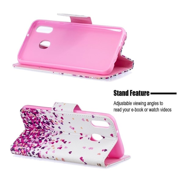 Wonderland Samsung Galaxy M20 fodral -Rosa Rosa